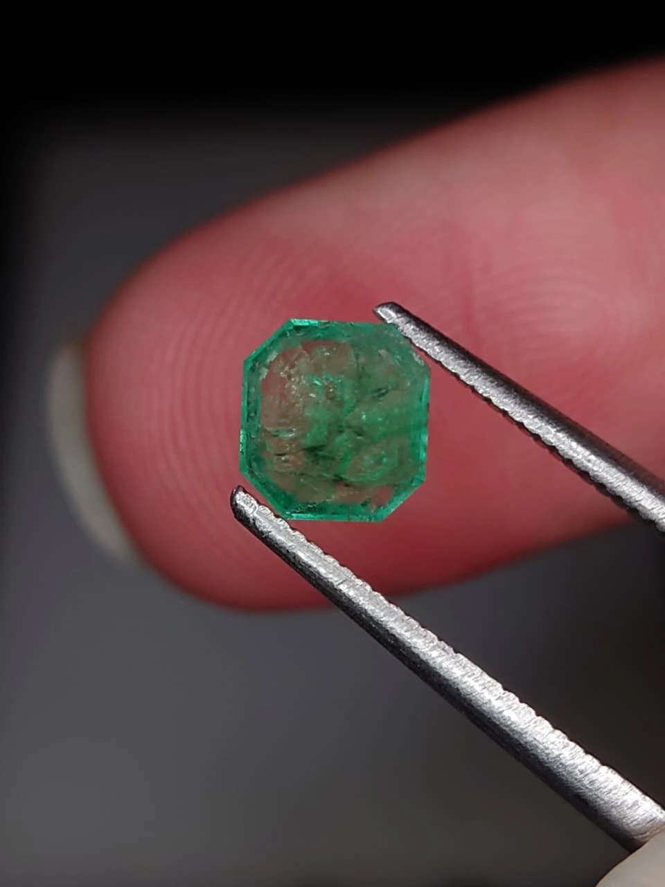 0.8ct Natural Panjsher Emerald Loose Gemstone From Afghanistan — view 4